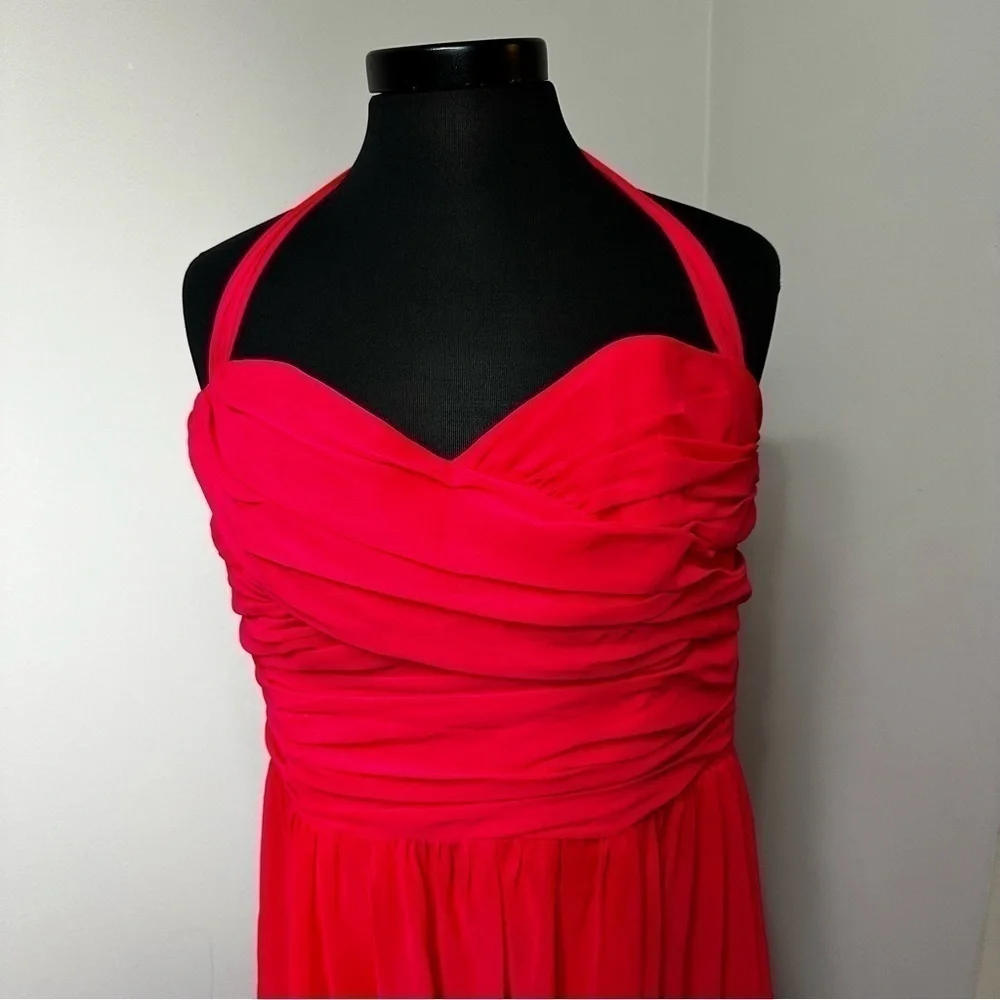 Alfred Angelo Pomegranate Strapless Dress in Size 16 - Picture 4 of 9